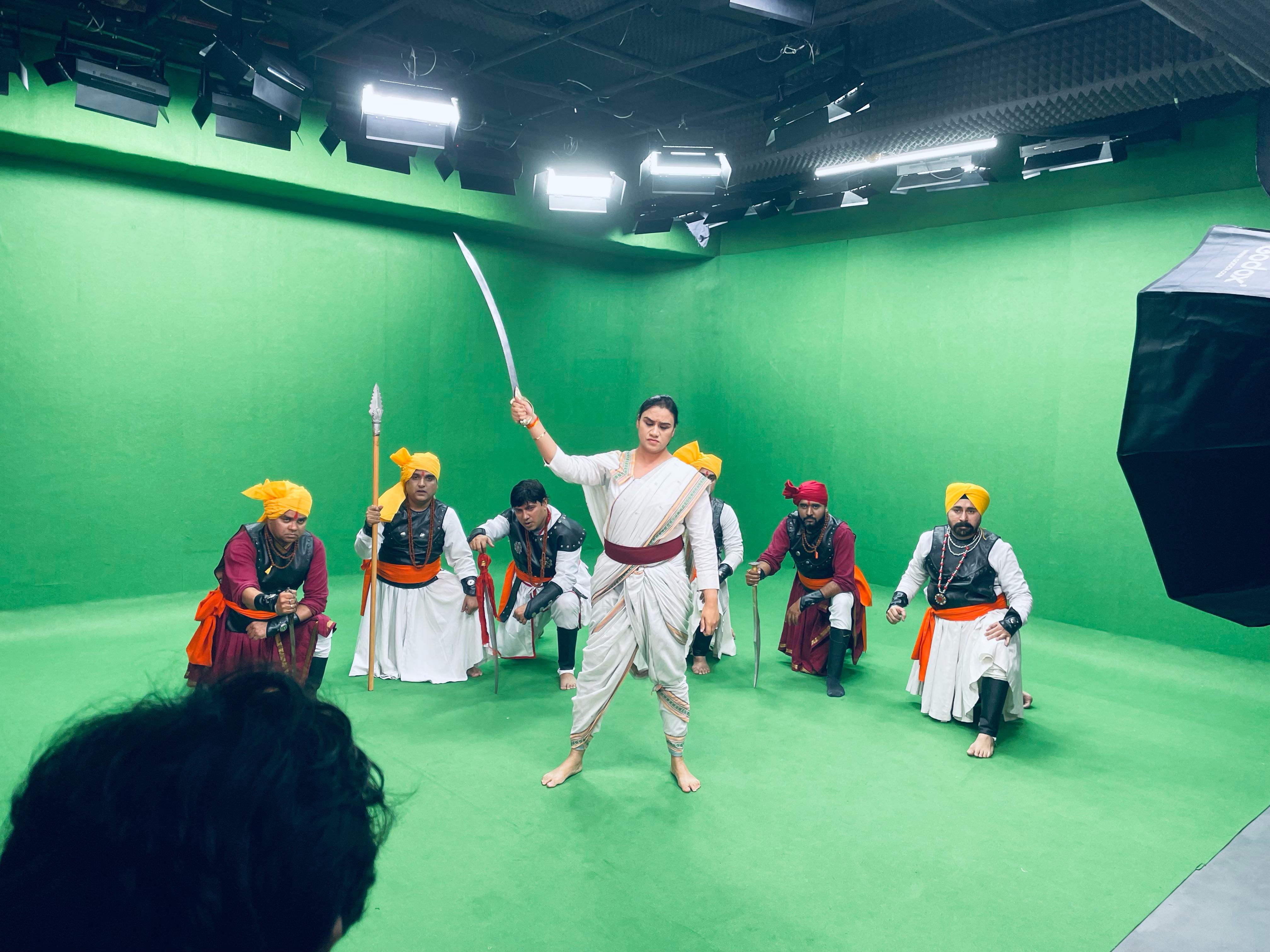 Behind the scenes of brilliance. Our studio transformed for a dynamic corporate production shoot.